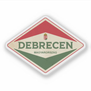 Debrecen Ungarn Vintag Aufkleber