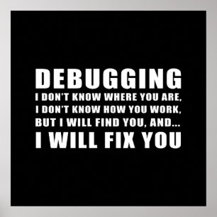 Debuggen Poster