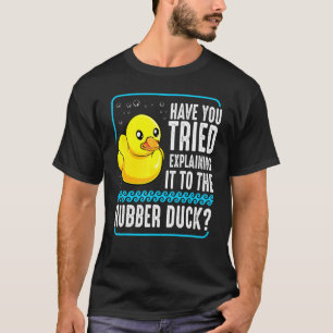 Debuggen von Webcoder-Programmierern für Rubber-Du T-Shirt