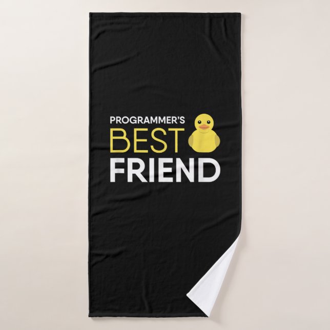 Debugger-Programmierer für Rubber Duck bester Freu Badehandtuch (Badehandtuch)