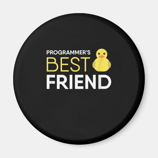 Debugger-Programmierer für Rubber Duck bester Freu Magnet (Vorne)