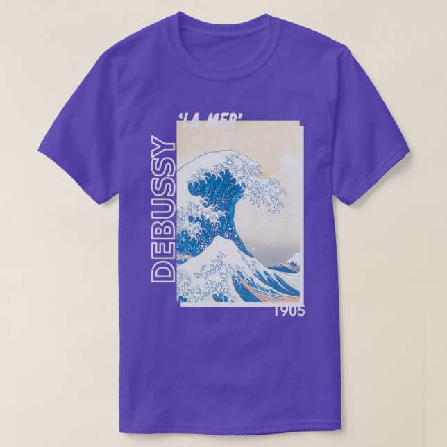Debussy la mer 1905 T-Shirt (Design vorne)