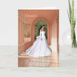 Debutante Glückwunschkarte Karte