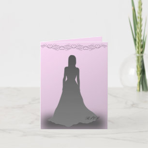 Debutante in der UAWG der Silhouette Einladung