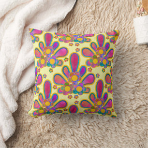 Decadent Guilded Retro Watercolor Ploomf Sonnenauf Kissen