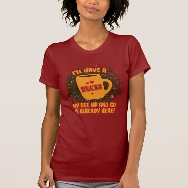 Decaf Energy T-Shirt (Vorderseite)