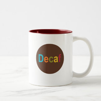 Decaf-Punkt-Tasse Zweifarbige Tasse
