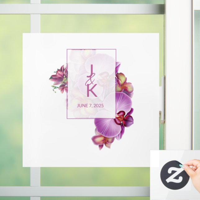 Décal et autocollant mariage Monogramme (Maison)