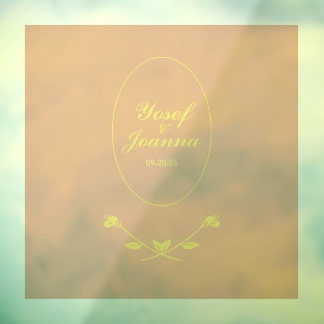 Décal et autocollant transparent mariage Couple (Feuille 3)