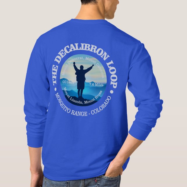 Decalibronschleife (Wandern) T-Shirt (Rückseite)