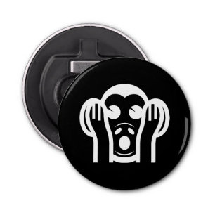 Décapsuleur 3 Singes Sages Kikazaru 聞 か ざ る N'Écouter AUCUN Em