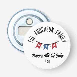 Décapsuleur 4 juillet Jour de l'Indépendance Nom personnalisé