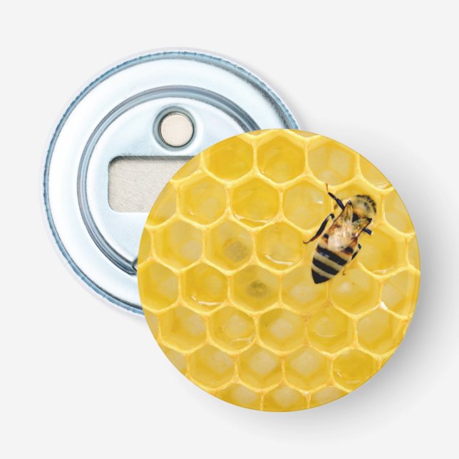 Décapsuleur abeille et nid d'abeille (Devant)