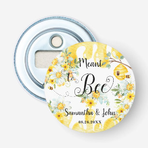 Décapsuleur Abeilles de miel Jaune Mariage floral Signifie Abe