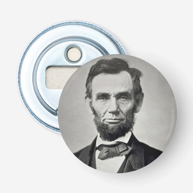 Décapsuleur Abraham Lincoln Gettysburg Portrait (Devant)