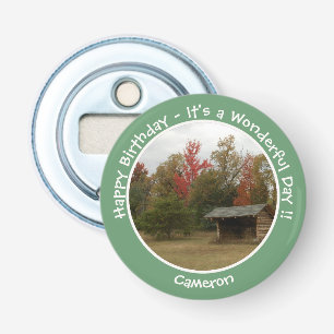 Décapsuleur Adirondack Lean-to en automne Anniversaire Article