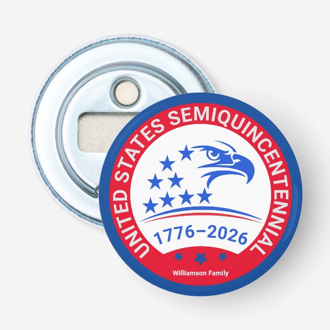 Décapsuleur Aigle des États-Unis de 1776 à 2026 (Devant)