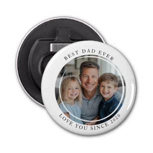Décapsuleur Aimant photo Best papa Ever