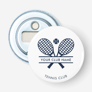 Décapsuleur Ajouter Nom Club Raquettes de tennis Motif Membre