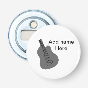 Décapsuleur Ajouter votre nom texte brun acoustique guitare éd
