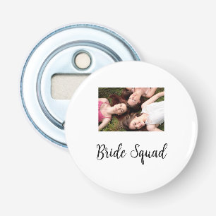 Décapsuleur Ajoutez votre nom photo bridesmaid squad marié par