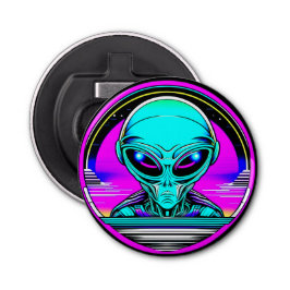 Décapsuleur Alien extra-terrestre volant un OVNI