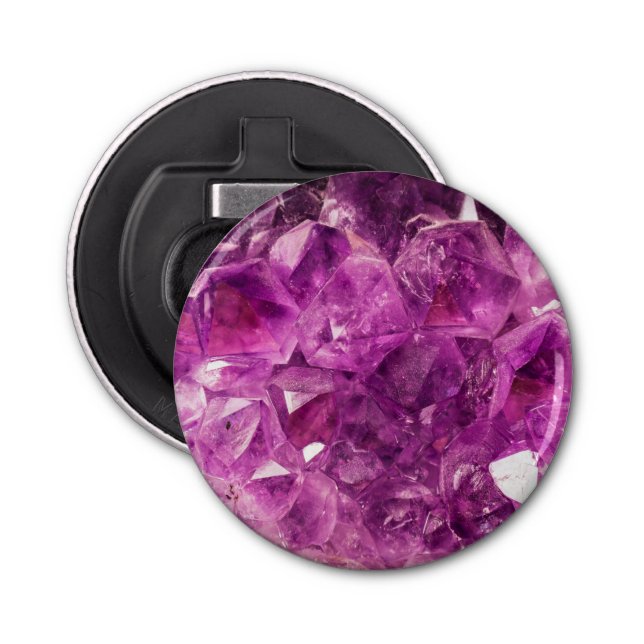 Décapsuleur Améthyst Gemstone Image Shiny and Sparkly (Devant)