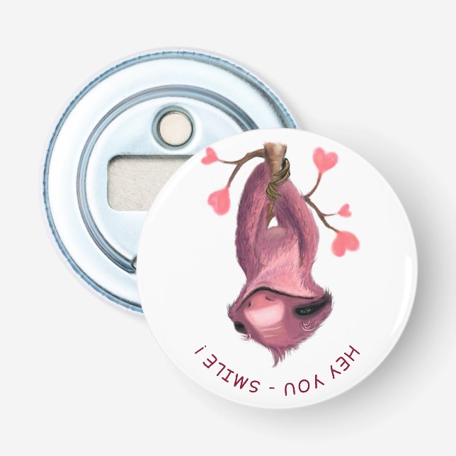 Décapsuleur Amusant ouverture de bouteille de fentes sourire - (Devant)