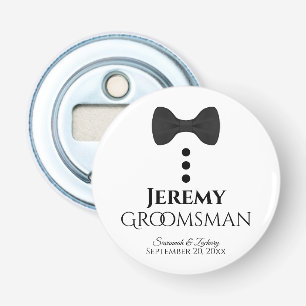 Décapsuleur Amusants Groomsman Mariage Favor Black Cravate Tux
