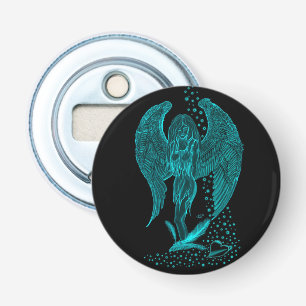 Décapsuleur Angel perdu en amour, noir et vert Design