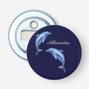 Décapsuleur Aquarelle nautique Dolphin Marine Côte bleue