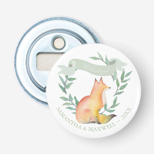 Décapsuleur Aquarelle Woodland Wedding Favor