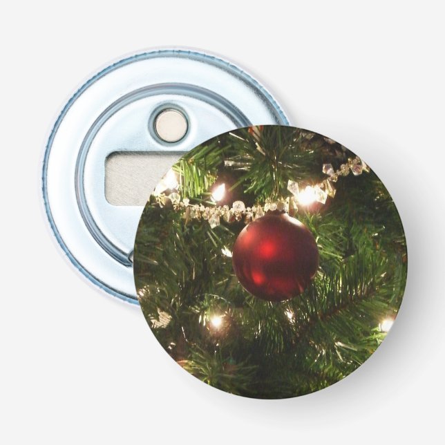 Décapsuleur Arbre de Noël I Vacances Plutôt vert et rouge (Devant)