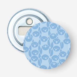 Décapsuleur Arrière - plan bleu de motif de pingouins