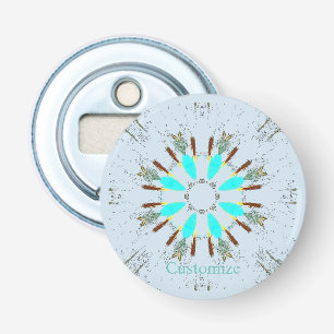 Décapsuleur Arrowhead Feathers Pow-wow Motif Thunder_Cove