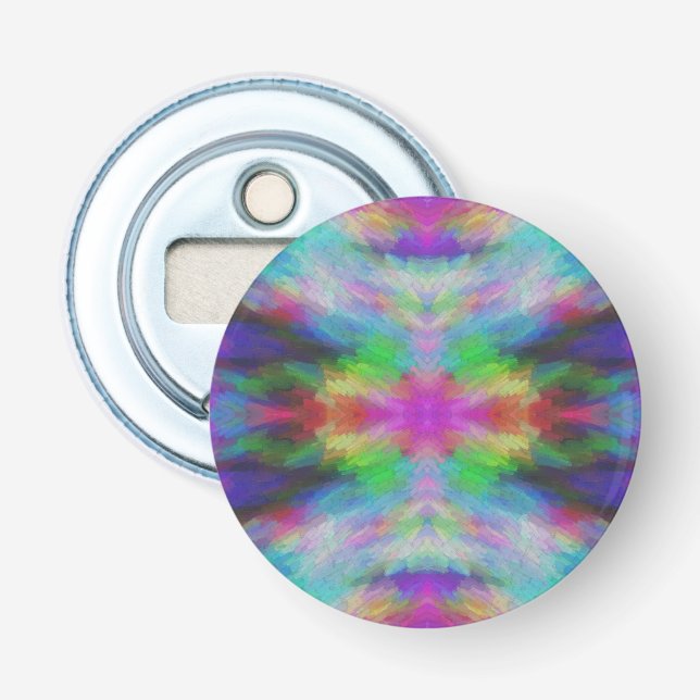 Décapsuleur Art coloré de teinture à tarte (Devant)