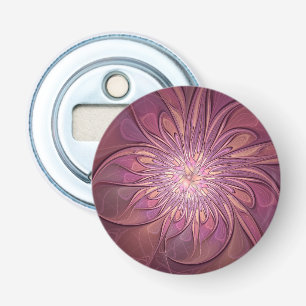 Décapsuleur Art floral fractal moderne abstrait Couleurs de ba