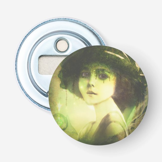 Décapsuleur Art mystique de l'Imaginaire de la fée de l'arbre  (Devant)