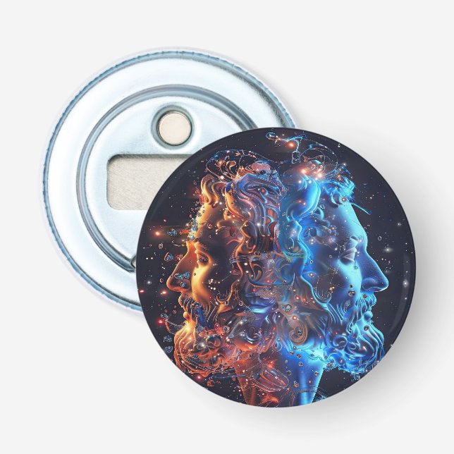 Décapsuleur avatar homme Gemini 3D (Devant)