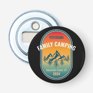 Décapsuleur Aventure de camping familiale personnalisée au cou