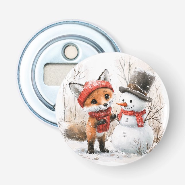 Décapsuleur Baby Fox et Snowman (Devant)