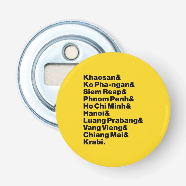 Décapsuleur Banana Pancake Trail / Circuit (Devant)