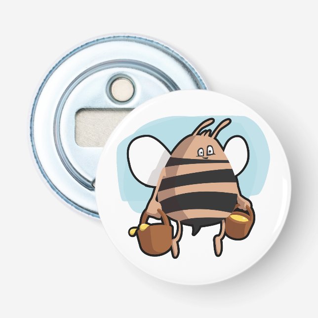 Décapsuleur Bande dessinée d'abeille (Devant)
