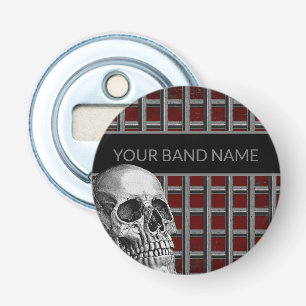 Décapsuleur Bande Merch Nom personnalisé Skull Rock Metal Musi