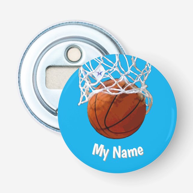 Décapsuleur Basketball Your Name Custom (Devant)