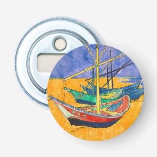 Décapsuleur Bateaux de Van Gogh Impressionnisme Plage