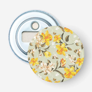 Décapsuleur Beau motif floral lumineux élégant