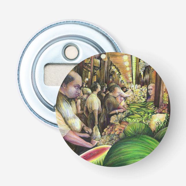 Décapsuleur Beaucoup d'hommes, beaucoup de melons, Budapest (Devant)