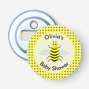 Décapsuleur Bébé jaune mignon abeille Baby shower neutre