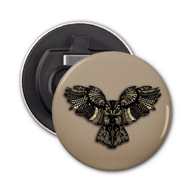 Décapsuleur Belle Chouette rustique (Devant)